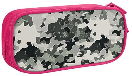LRHCNZDCP Cute Pencil Case Pouch, Digital Camouflage Printed Pencil Pen Case Pencil Box Makeup Bag for Trave School Office, Pink