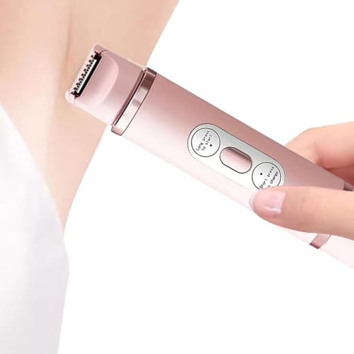 Tondeuse bikini pour femme | Épilateur pour la zone intime – Appareil électrique étanche à deux têtes pour le rasage des jambes et des zones intimes