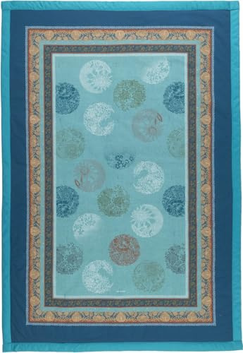 Bassetti Florence Plaid aus 100% Baumwolle in der Farbe Türkis T1, Maße: 180x250 cm - 9333446