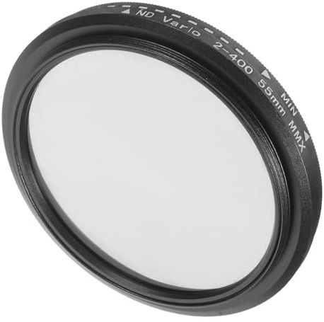 Uonlytech Nd Filter Neutraldichtefilter Variabler Nd2-nd400 55mm Einstellbarer aus Aluminiumlegierung und Glas Wiederverwendbar Dekorativer und Stilvoller für Kameraobjektive