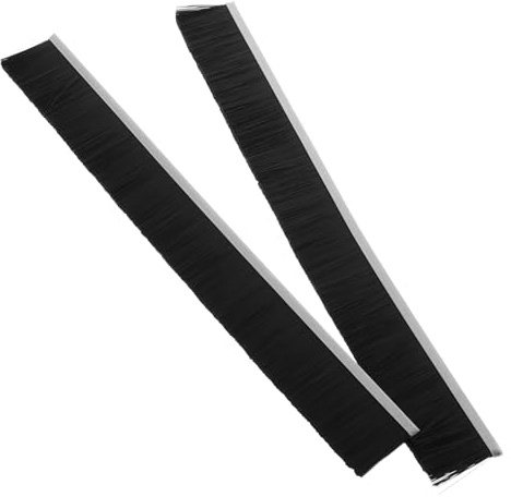 COHEALI 2pcs Letterbox Brush Seal Strip, Nylon and Metal Mailbox Lid Bristle Brush for Dust Removal, Waterproof, Easy Installation, Home and Postal Service Mailboxes