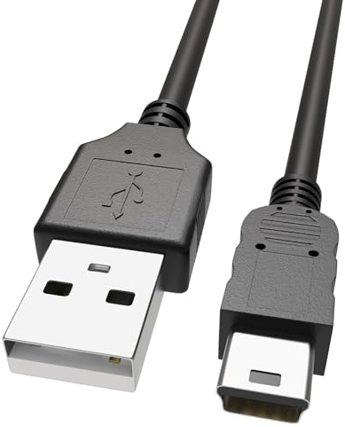 Sinoacc Mini USB Kabel, USB A 2.0 auf Typ Mini B (5 Pin) Kompatibel mit Garmin GPS Ladekabel für Garmin Drive 53 Nuvi Drivesmart Driveassist Dezl Approach GPS Navigator - 100cm