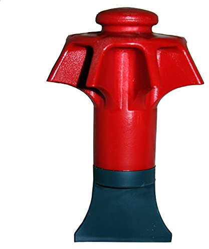 Danco Disposal Genie Garbage Disposal Strainer | Kitchen Sink Drain Splash Guard | Food Scraper | Red (10451)