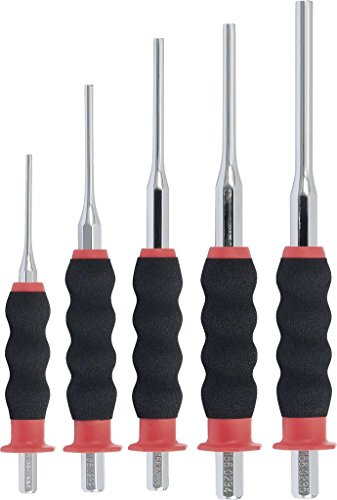 KS Tools 156.0230 Juego de punzones CrMo, 5 pzs, forma cilíndrica | Jeu de chasses, forme cylindrique, 5 pcs