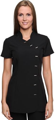 Mirabella Health & Beauty Women's Arete Beauty Tunic Uniform Black 12 UK