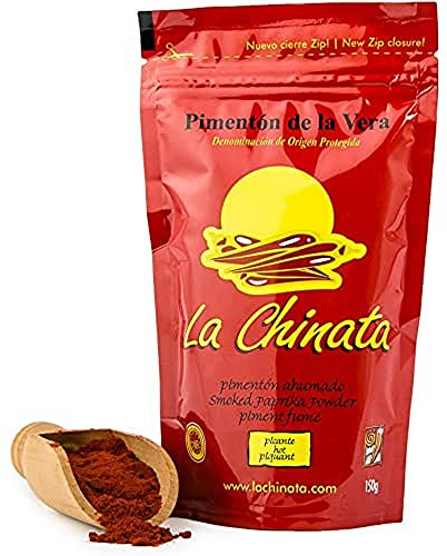 LA CHINATA Pimentón Ahumado (bolsa G), Picante, 150 Gramo