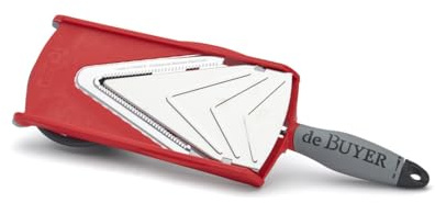 De Buyer - Mandoline coupe-tranche complet KOBRA - Rouge - 3,.5 x 12,2 x 8 cm -