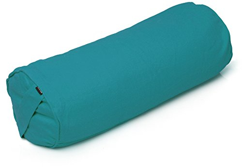 Yogistar Yoga-Bolster Yin - Plus - Rund Petrol