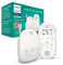 ‎Philips Avent Audio Babyphone DECT-Technologie, Eco-Mode, Gegensprechfunktion, Schlaf- und Nachtlieder, Temperatursensor, maximale Reichweite, weiß (Modell SCD713/26)