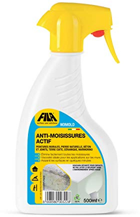 FILA Solutions NOMOLD Spray Anti-Moisissures Murs Salle de Bain - 500ml