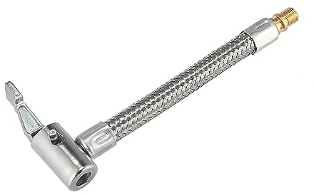 X AUTOHAUX 1 STK Auto Fahrrad Luftpumpe Schlauchadapter Schnellkupplung 90 Grad 10cm