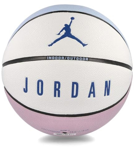 Nike Jordan Ultimate 2.0 Basketball 8P – Indoor Outdoor Basketball Ball – Performance Trainings Basketball – Deflated geliefert, Ice Blue/White/Iced Lilac/True Blue, 7