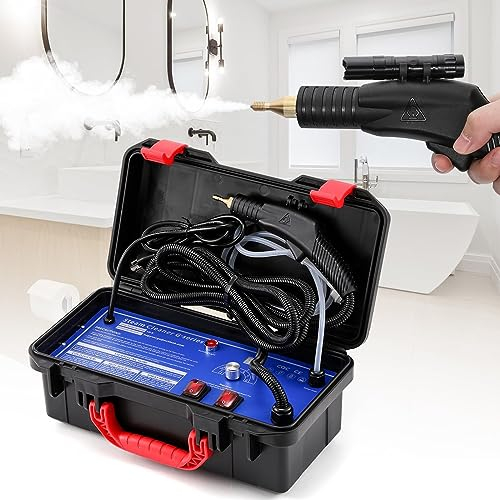 Miuxe Nettoyeur À Vapeur Portatif Haute Pression Portable Haute Température 300-350 KPa Machine De Nettoyage Vapeur sous Pression pour Détaillant Les Taches D'huiles Lourdes De Cuisine Domicile