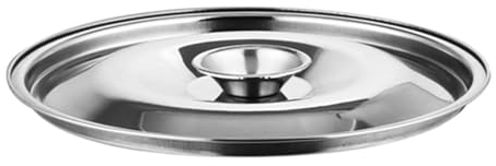 GLigeT Couvercle en Acier Inoxydable Multi-Tailles – Ajustement Parfait for Les poêles de 10 à 30 cm. Couvercle en Acier Inoxydable for casseroles, poêles et poêles. Poignée Ergonomique. (Size : 18)