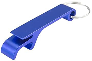 Abrelatas Manual Opción multicolor Abrelatas Llavero Anillo Tigre Abrelatas Regalo personalizado(Blue)