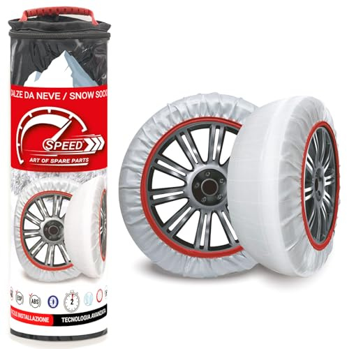 Speed Calze da Neve OMOLOGATE EN 16662-1 per Pneumatici GOMME 205/55 R 16
