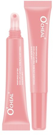 O'CHEAL Feuchtigkeitsspendende Lippenmaske Glasur Farbiger Lippenstift Glasfarbenes Lippengel Lippenbalsam Lippenstift Lippenfarbe Mund Schönheit 10ml 1#Rosa