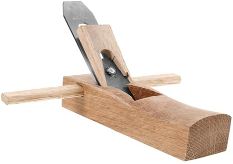 NUOBESTY Pialla Manuale Per Lavorazione Legno Con Inserto Rame Regolabile Per Rifilatura Precisa Utensile Falegnameria Sicuro e Stabile