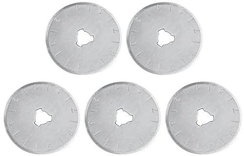 Rueda de rodillo de retales de 10 Uds., 28mm, cuchillo redondo, cuchillo de corte de tela, cuchillo, telas artesanales de cuero, cortador rotativo for telas de cuero(10pcs 28mm Scale)