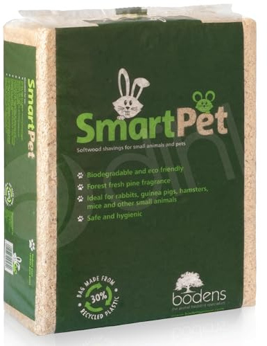 Dihl Smart Pet Wood Shavings Natural Pet Bedding, Large, 3.2KG | Dust Extracted Premium Pet Bed Substrate, Odour Control, For Rabbit, Hamster, Gerbil, Guinea Pig, Mouse, FSC Approved