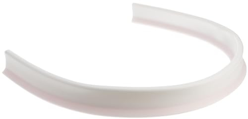 GLEAVI Barrière de Bain Étanchéité Silicone Blanche 1 Mètre Auto-adhésive Séparation Sèche Humide Salle de Bain pour Protection la Douche Longévité