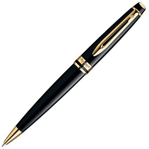 Waterman Expert Twist Retractable Ballpoint Pen Medium Blue – Ballpoint Pens (Twist Retractable Ballpoint Pen, Blue, Black, Gold, Medium, Metal, gold)