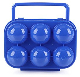 FantasyDay Eierhalter Kühlschrank für 6 Eier, Stabil Stoß und Bruchsicher Eierbox Eierbehälter Eierkörbe Egg Holder - Eierschachtel Eierkarton für Küche Kühlschrank Outdoor Camping Eier Aufbewahrung