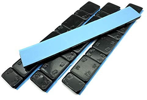 240g Auswuchtgewichte Schwarz 4x60g Riegel 5g+10g Aufteilung mit Abrisskante