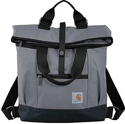 Carhartt Damen Women's Backpack Legacy Hybrid Convertible Rucksack Tote Bag, grau, One Size