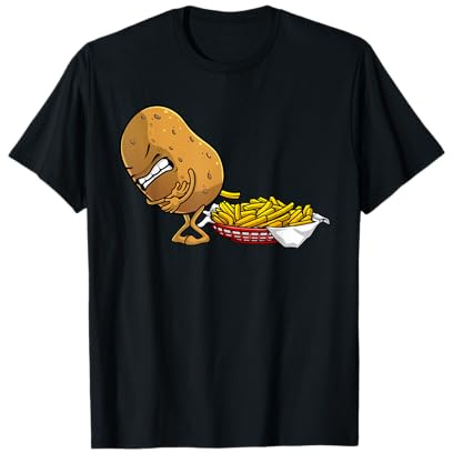 Design amusant de frites pour homme et femme T-Shirt