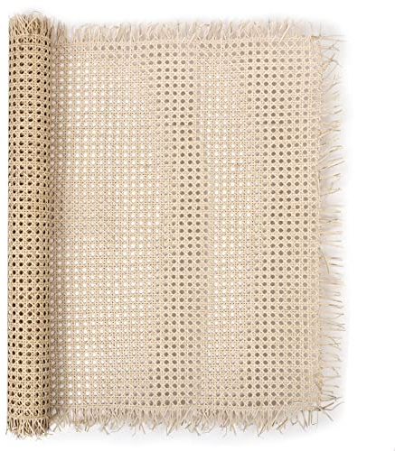 Wiener Geflecht aus Naturmaterial,handgemachtes Rattan für DIY-Projekte & Dekoration,Kunsthandwerk für die Möbeldekoration (Lampenschirme, Stühle, Schränke, Schiebetür, Heizkörper) (40×100cm)
