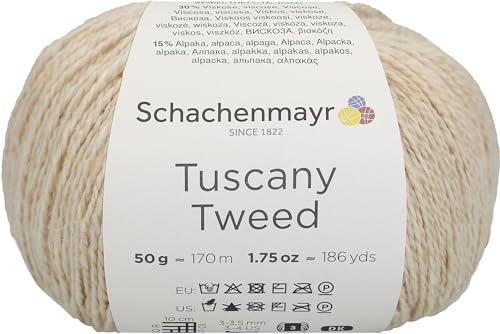 Schachenmayr Tuscany Tweed, 50G natur Handstrickgarne