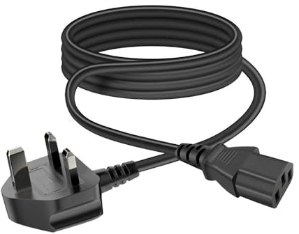 AC Power Cable Replacement for Horizon Fitness T4 T5 T6 T84 CT9.3 TM444B Elite-E7 EP585 T101-04 TM684 Treadmill 3 pin UK Cord Lead Plug