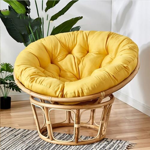 HOUSN 5,90x90cm, Papasansessel Kissen,Rund Papasan Sessel,Polster Für Papasansessel,Auflage,Polyrattan Sessel Hängesessel Kissen Papasan Stuhlkissen