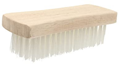 Didiseaon Jacket Brush for Clothes Shoes Washing Scrubbing Brush Nylon Bristles Wooden Handle down Jackets and Coats