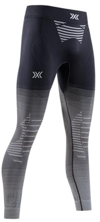 X-Bionic Herren Invent FX Hose – Thermoregulation, Performance-Boost, 3D Bionic Sphere System, Retina Ultra-Hochauflösung – Ideal für Wintersport & Outdoor - Schwarz/Grau/Hellgrau, XL