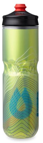 HydraPak Polar Surge isolierte Fahrrad-Wasserflasche – hoher Durchfluss, Squeeze-Flasche für Radfahren und Sport (Yellow, 700ml / 24oz)