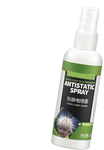Spray antistatico,Spray antistatico per vestiti - Spray adesivo statico 100 ml | Rinfresca i tessuti, elimina gli odori, spray per tessuti da viaggio, elimina l'elettricità statica, i residui e gli ur