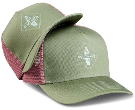 Soulbuddy Trucker Cap 2er-Set Vater & Sohn – Partnerlook - Mini-Me Baseball Cap Herren & Kinder – Bequem & atmungsaktiv – Geschenk zum Vatertag Cap Bundle – One Size + 1 Kinder Cap Größe S, M oder L