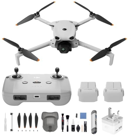 DJI Lito 1 Two-Battery Combo, Beginner-Friendly 4K Camera Drone, Obstacle Sensing, Suitable for Adults, Lightweight & Foldable, ActiveTrack, 4K Video & 8K Image, C0 (Lito 1 Two-Battery Combo Bundle)