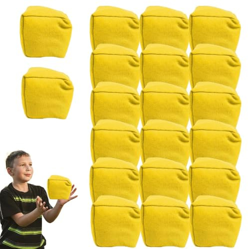 Sac de sable carré double couche | Pouf poire double couche pour enfants, carnaval, sports de plein air pour la maison, la plage, l'école, le carnaval