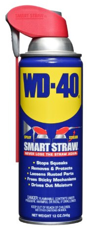 WD-40 10032 Multi-Use Lubricant Spray with Smart Straw, 12 oz Capacity (Pack of 12)