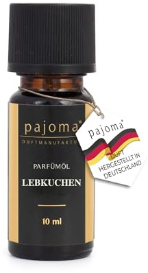 pajoma Duftöl 10 ml, Lebkuchen - Golden Line | feinste Parfümöle für Aromatherapie/Duftlampe | Premium Qualität