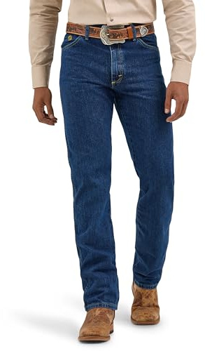 Wrangler Herrar original fit jeans, Mörk sten, 34W / 32L