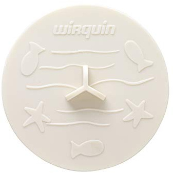 Wirquin 39222501 Bouchon universel Frisby ø 105 mm pour évier, lavabo et baignoire, blanc