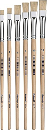 Pelikan 700405 Pinsel Starter-Set mit 6 Borstenpinseln (6 Pinsel)