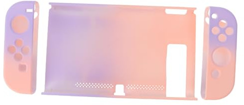 Hemobllo 1st Skyddsfodral Anti-fall Skyddshölje i Ljuslila Gradient Långvarigt Material Kompatibelt Fodral För Switch Ergonomisk Design Och Dammskyddande Yta