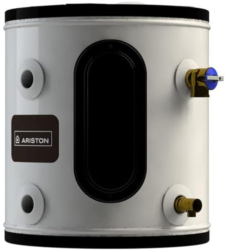 6 Gallon, 120V – Ariston Electric Water Heater – Compact Point of Use Tank for RV, Camper, Small Spaces, Plug-in Heating Solution for Under Sink, Versatile Electric Tank for Bathroom, Shower