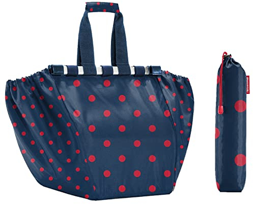 reisenthel easyshoppingbag Vielseitiger Shopper Im praktischen Design zum Zusammenrollen, Couleur:mixed dots red