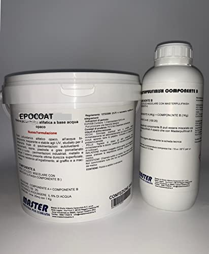GENERICO Resina Epossidica Colorata per Pavimenti 6kg resa 50-60mq (RAL 1013)